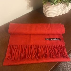 Lanart Baby Alpaca Peruvian Red Scarf